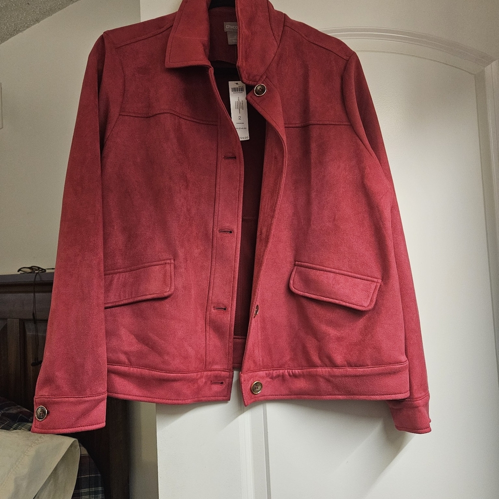 Chico's Fuchsia Jacket - S2 Or XL